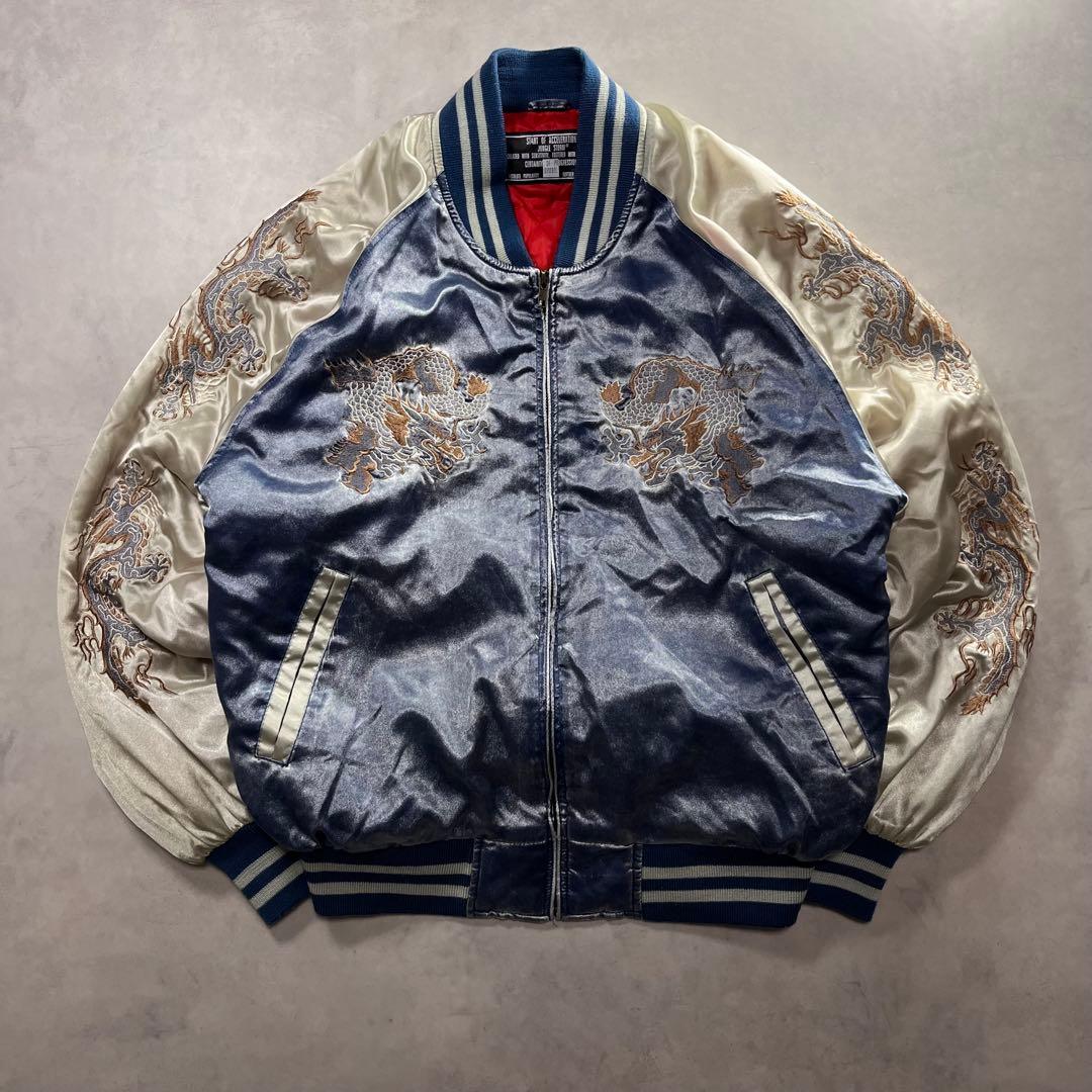 jungle storm スカジャン 横須賀 ドラゴン 龍 刺繍 ヴィンテージ