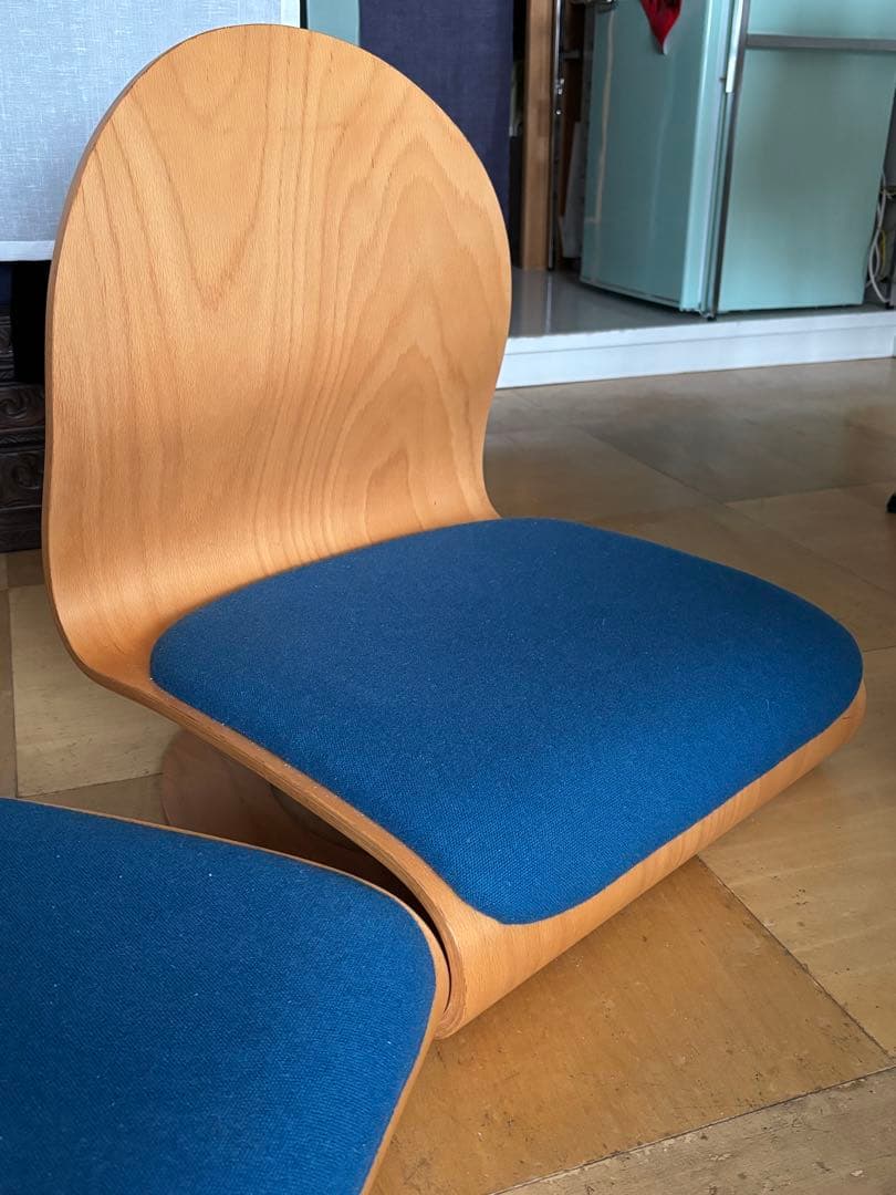 Verner Panton タタミチェア（青) 1脚目