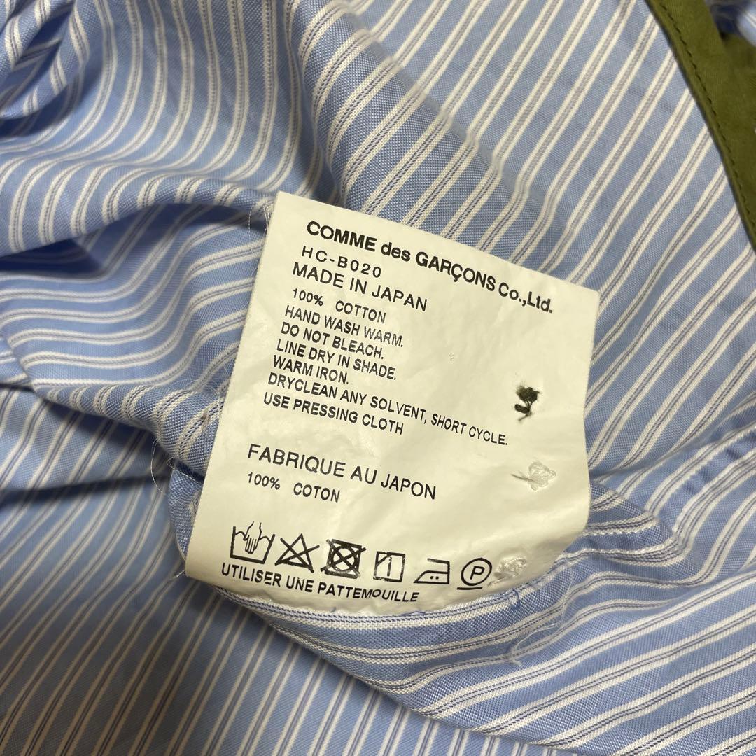 COMME des GARCONS HOMME ミリタリー切り替えシャツ