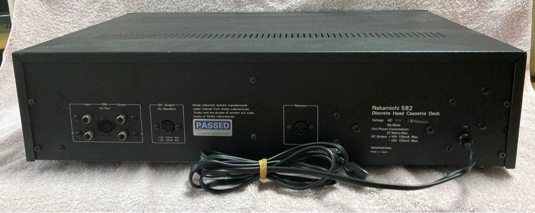 ⭐️動作OK! Nakamichi カセットデッキ　582