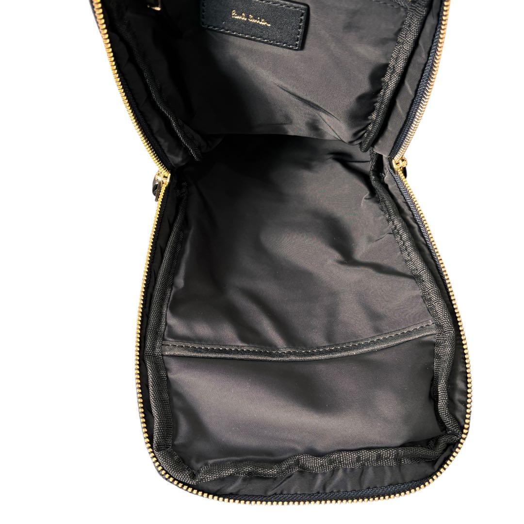 ポールスミス ボディバッグ 新品同様 ナイロン マルチ 紺