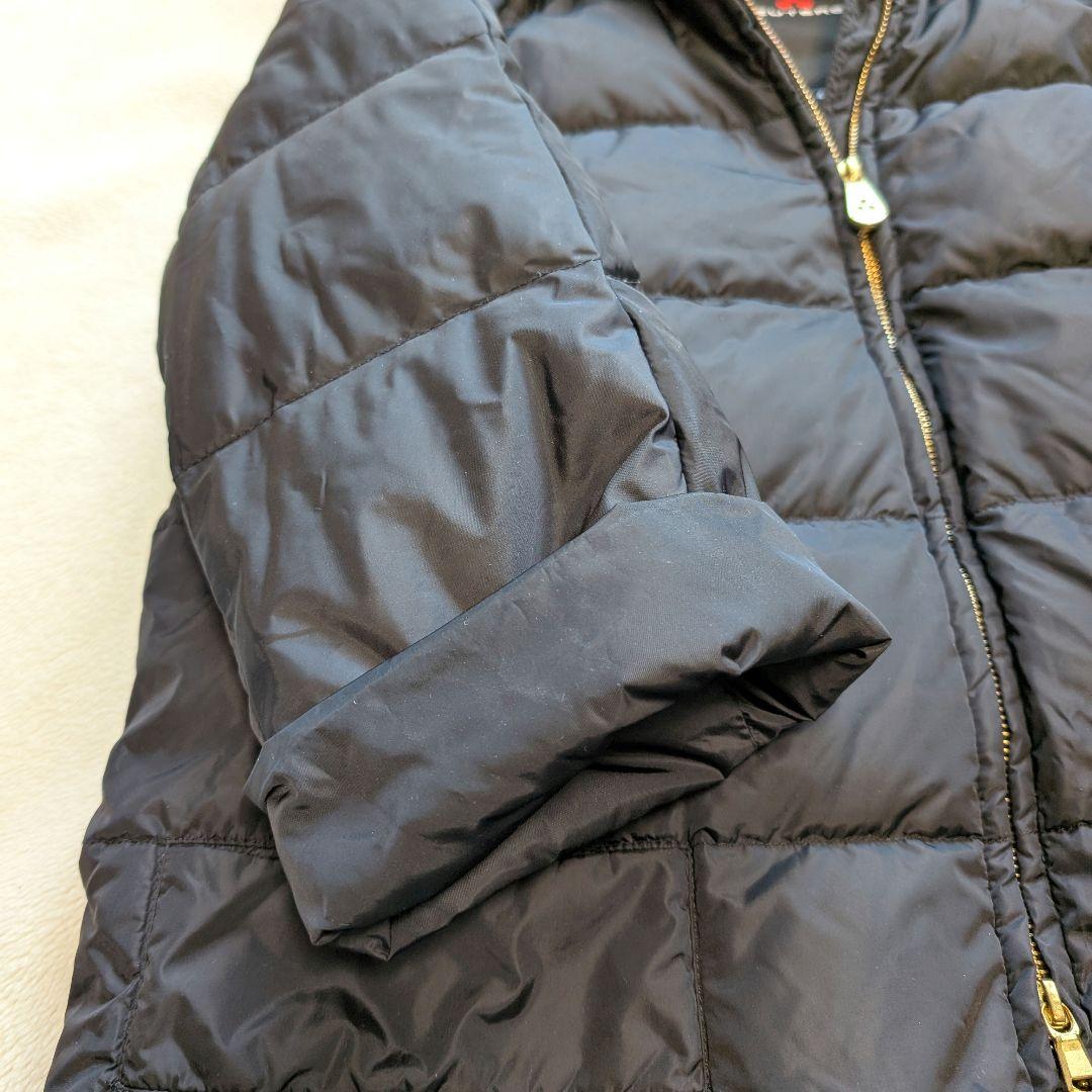 最終価格【大人気】ピューテリー フーディダウンコート 42 大きいサイズブラック