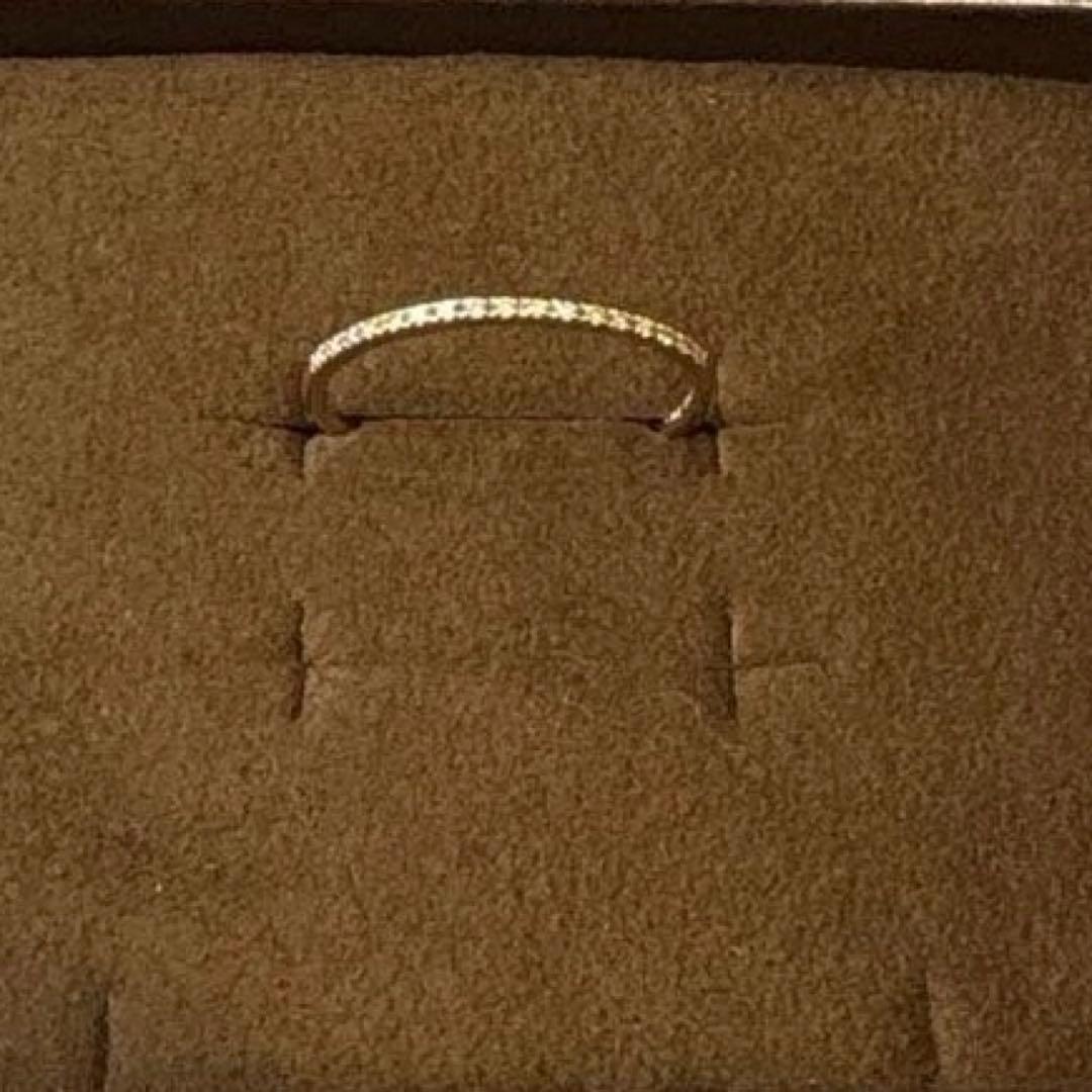 agete k10 ハーフエタニティ ダイヤモンドリング 13号