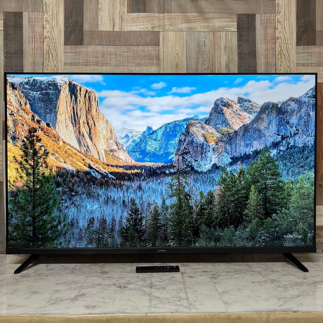 てつや さん受渡2年前購入ジャパンネクスト50型4Kモニタースピーカーリモコン付