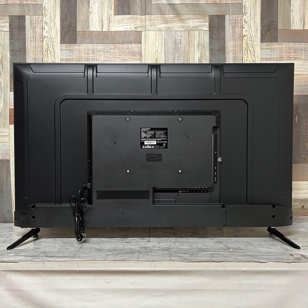 てつや さん受渡2年前購入ジャパンネクスト50型4Kモニタースピーカーリモコン付