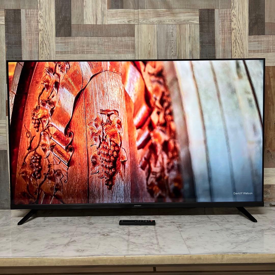 てつや さん受渡2年前購入ジャパンネクスト50型4Kモニタースピーカーリモコン付