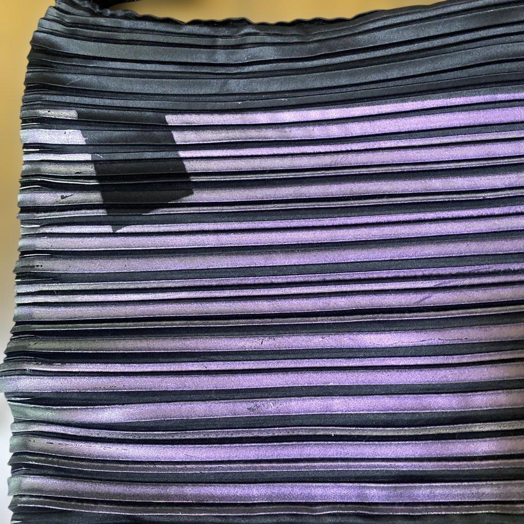 イッセイミヤケプリーツプリーズ　箔ショルダープリーツバック