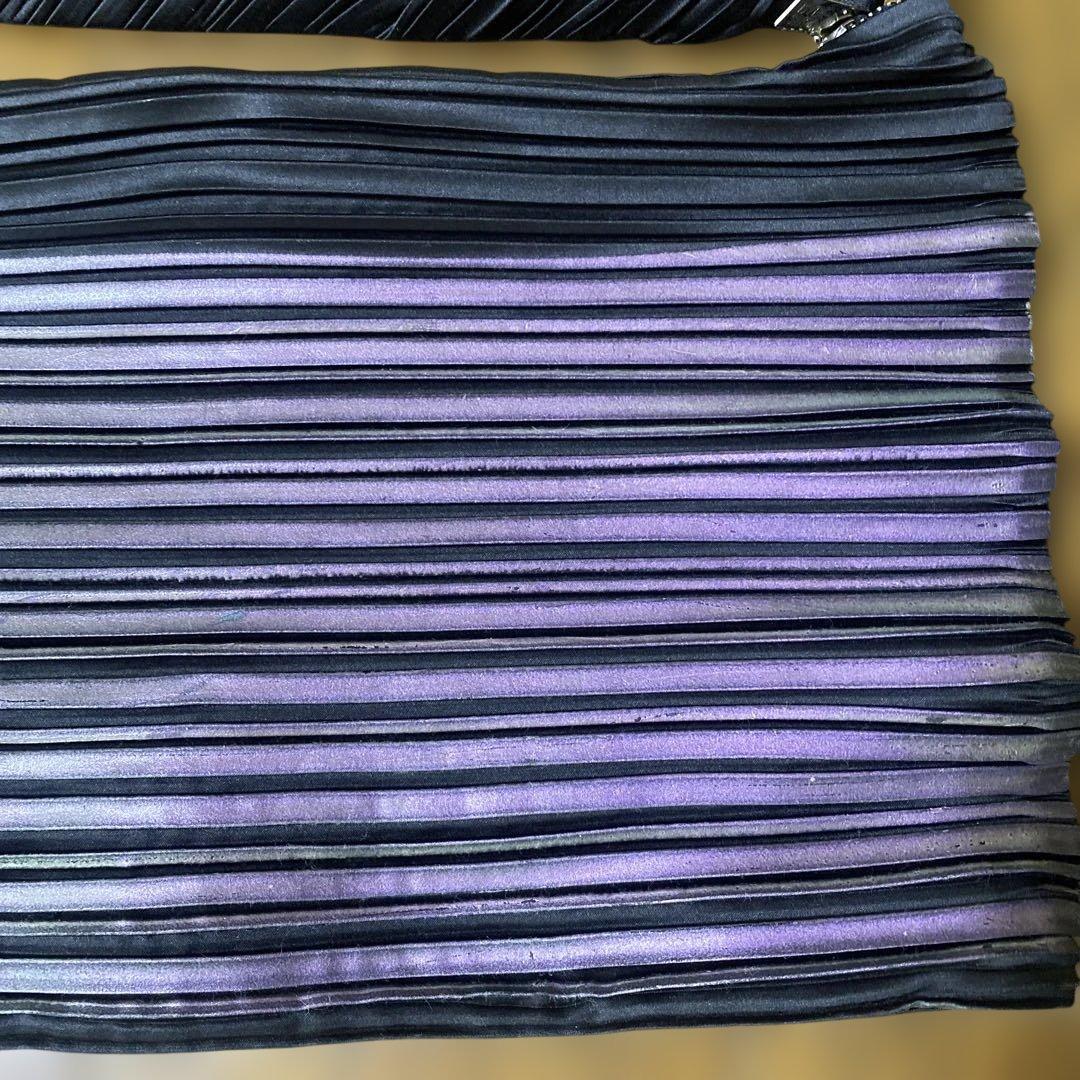 イッセイミヤケプリーツプリーズ　箔ショルダープリーツバック