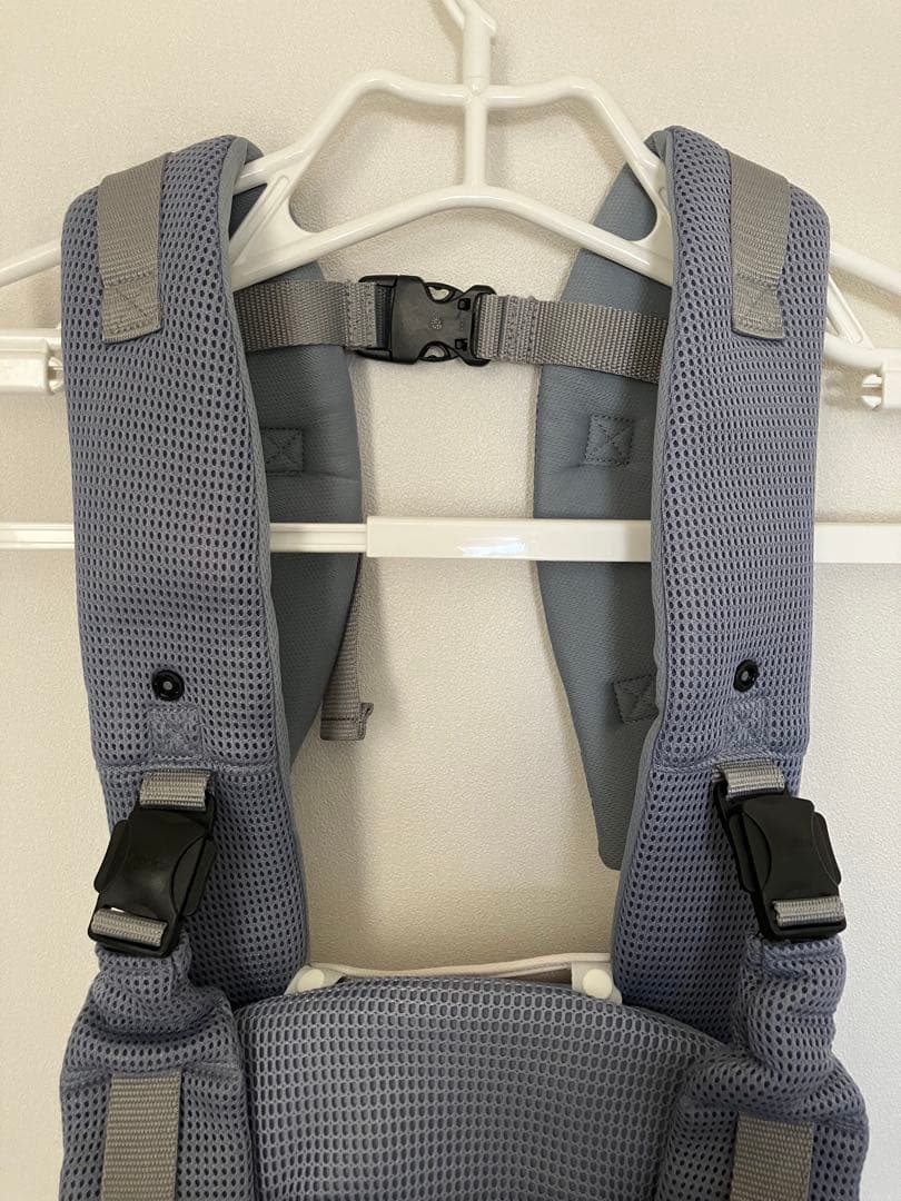 【美品・試着のみ】抱っこ紐 グレー Aprica ラクリス