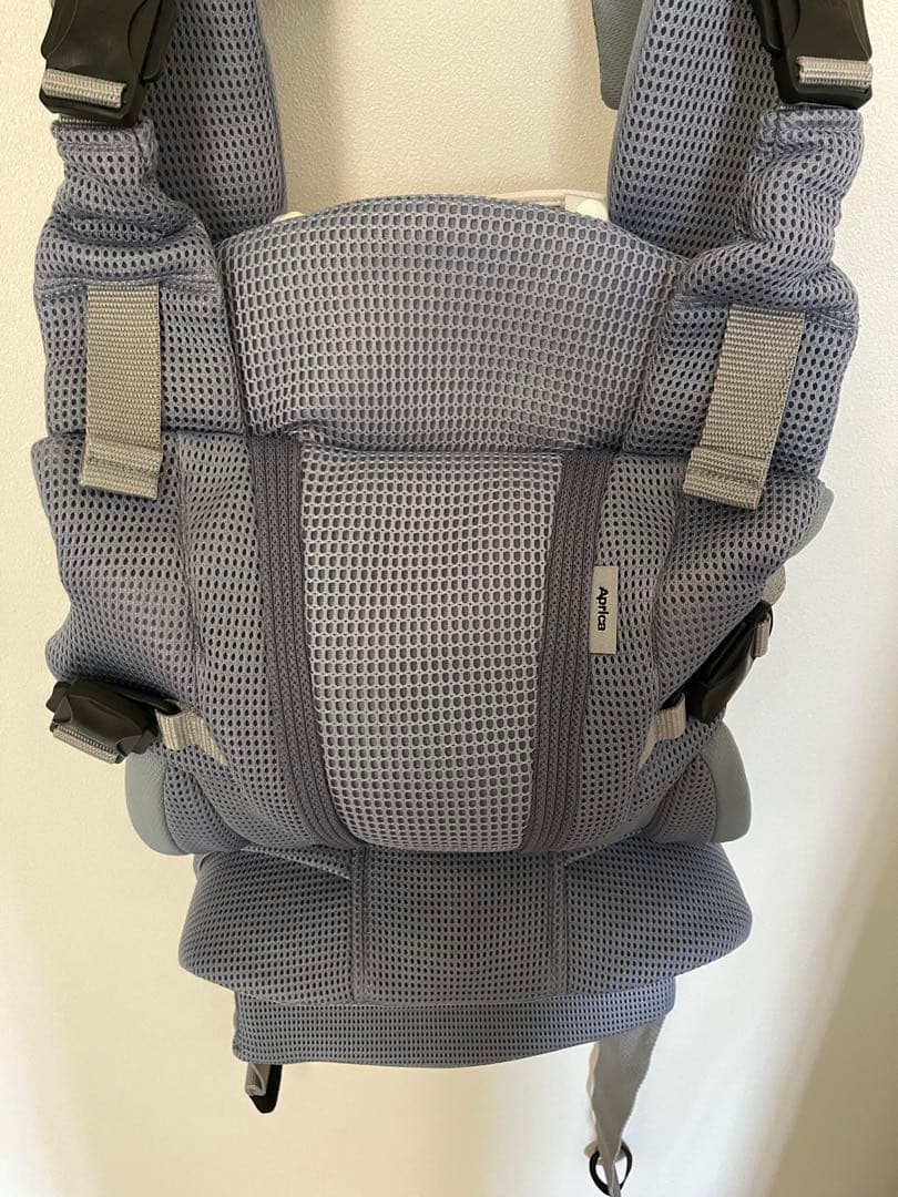 【美品・試着のみ】抱っこ紐 グレー Aprica ラクリス
