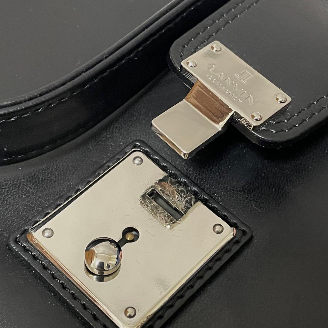 ランバンコレクション ビジネスバッグ 2way ダレスバッグ A4収納 本革 黒