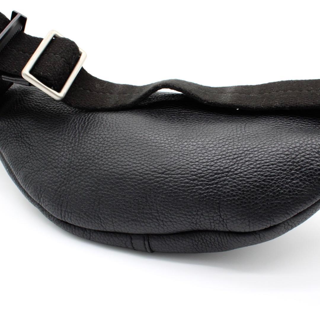 【美品】COACH ボディバッグ スリングバッグ ミニバック レザー ブラック