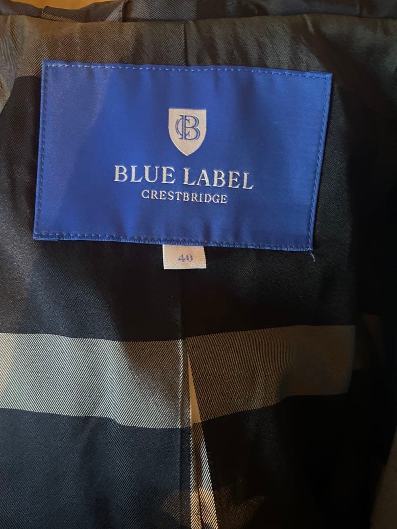 BLUE LABEL CRESTBRIDGE ライトブルー ダッフルコート