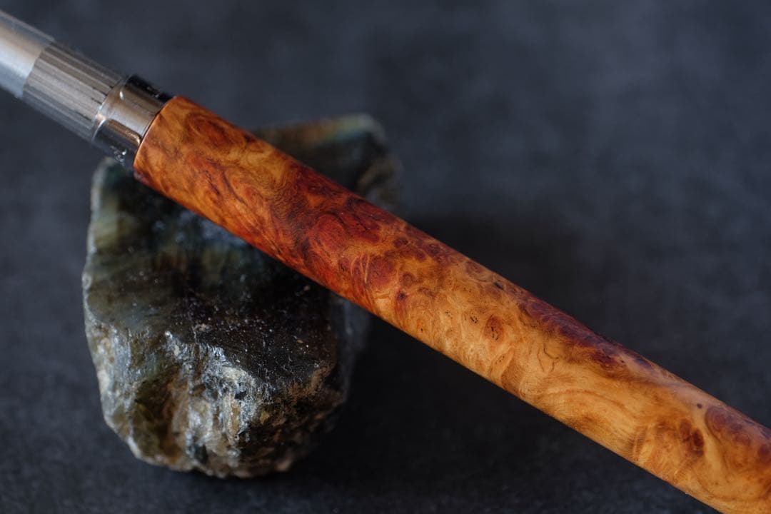 PG5木軸カスタム0229　高村杢工房 製図用シャープペンシル　花梨瘤