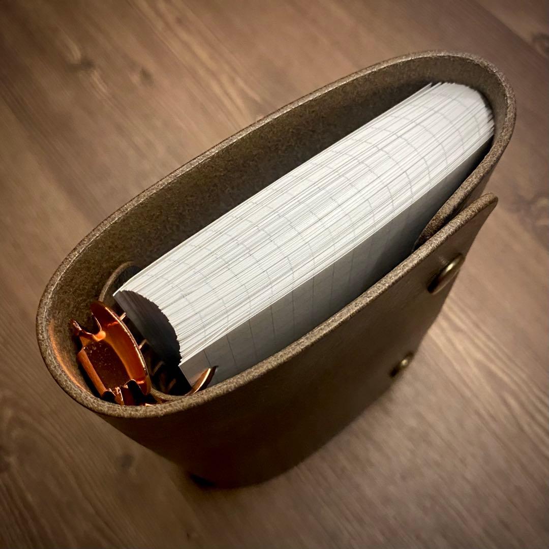 自由手帳 mini6 オリーブグレー