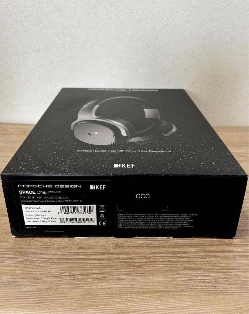 KEF Space One Wireless TITANIUM BT ヘッドホン