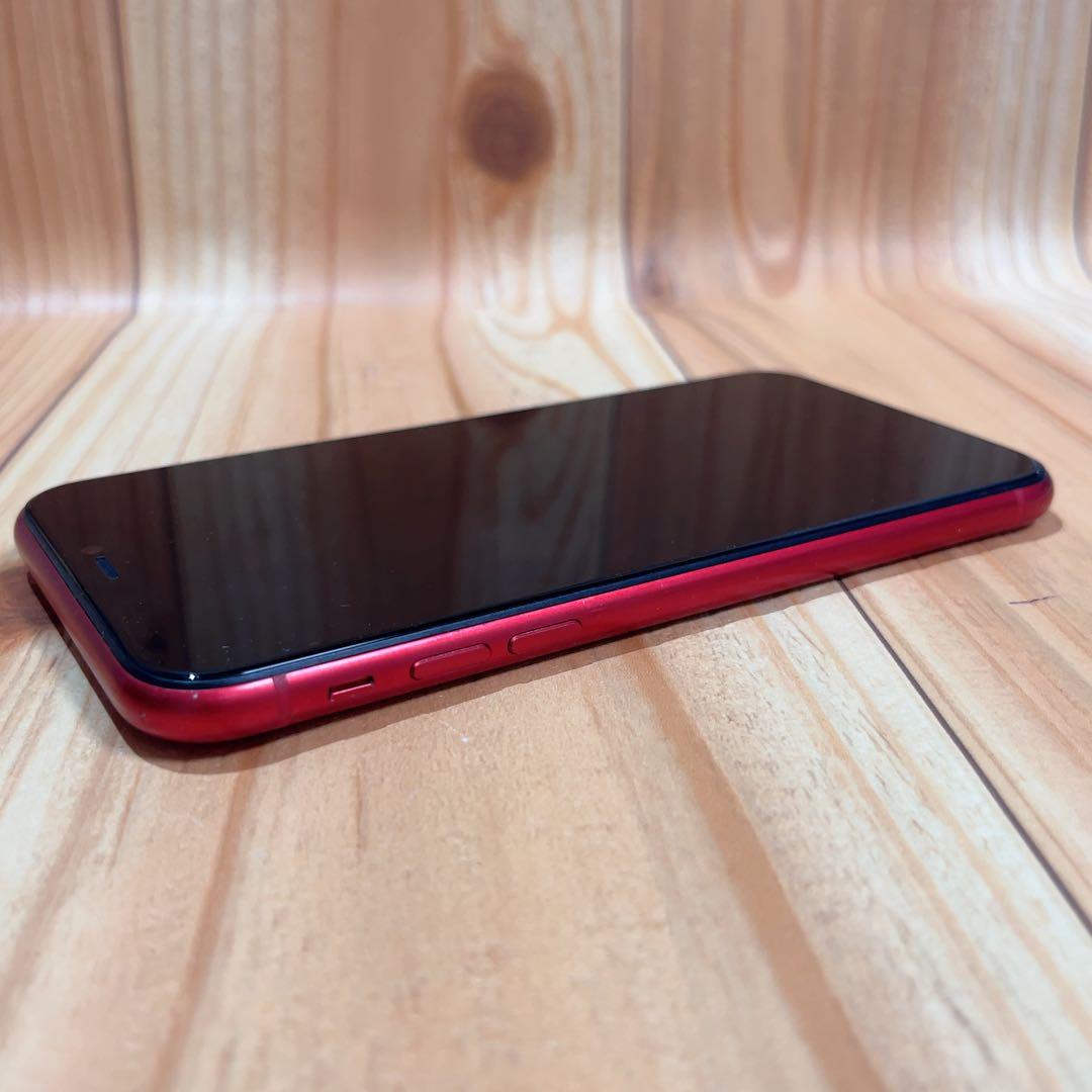 SIMフリー 本体 iPhone 11 64 GB レッド524 電池新品