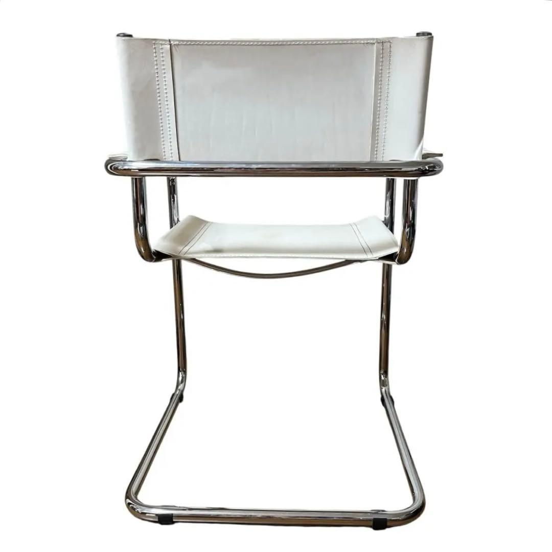 送料込 スタジオライン マルトスタム カンチレバー 本革 アームチェア イタリア