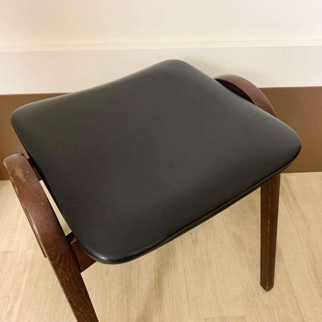 秋田木工 スタッキングスツール ブラック