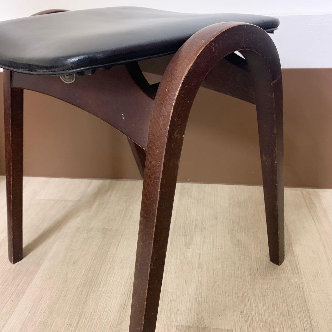 秋田木工 スタッキングスツール ブラック