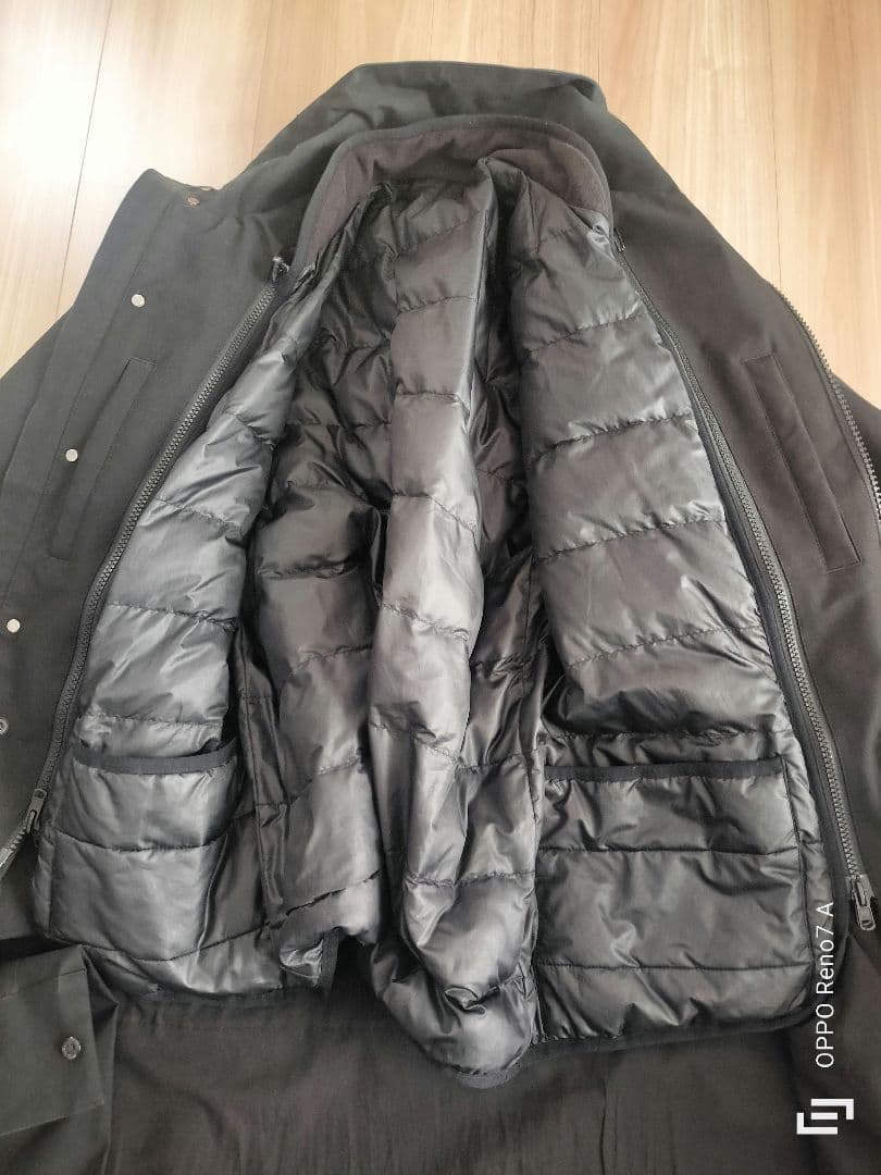 アダムエロペ　ALLIED ライナー付きマウンテンパーカ　COMOLI　YOKE