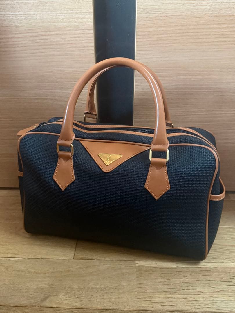 美品！！【イヴ・サンローラン　ナイロン　トートバッグ　ミニボストンバッグ】