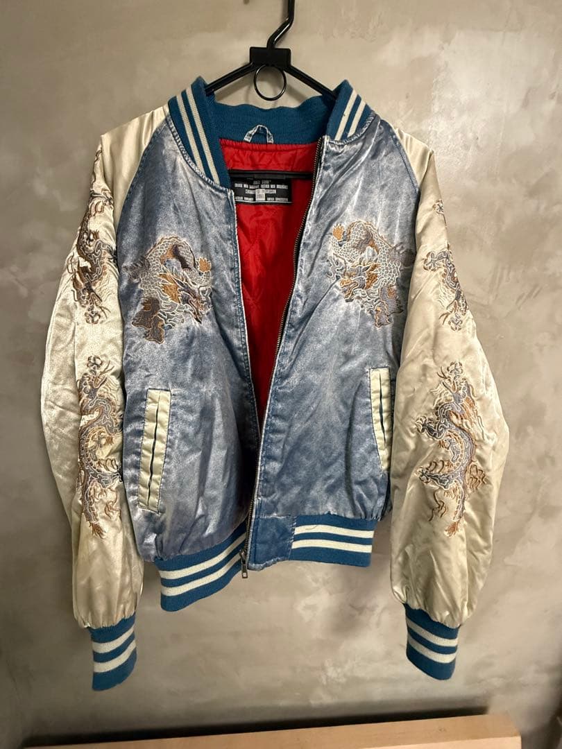 ジャングルストーム スカジャン ヴィンテージ 横須賀 80s 刺繍