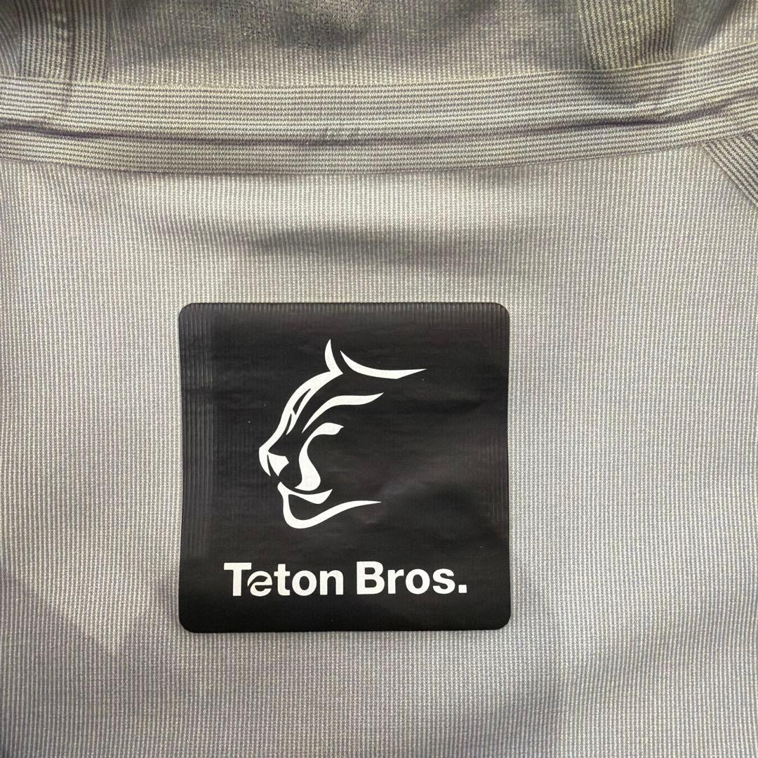 Teton Bros. ブラウン フード付きナイロンジャケット　サイズL