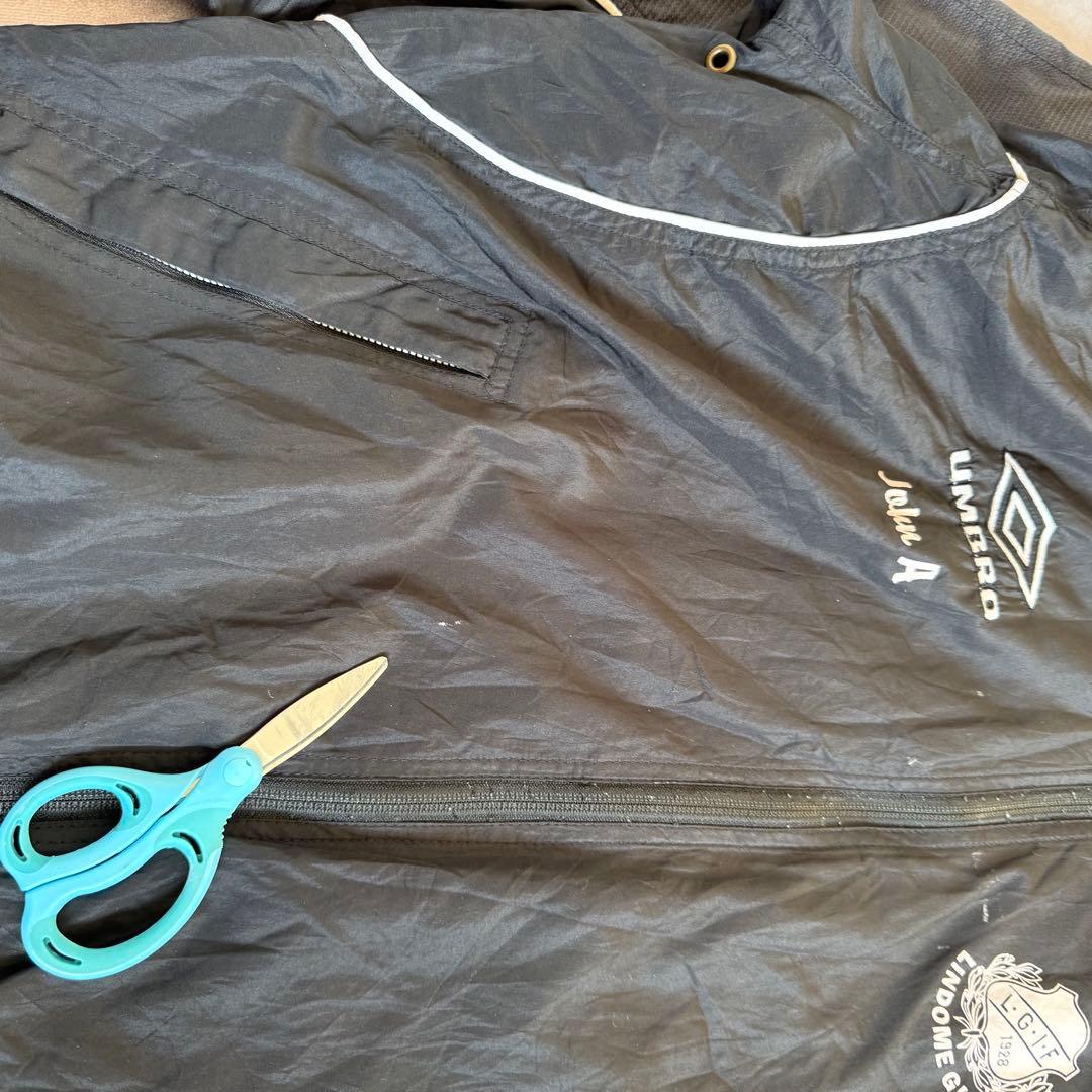 90s アンブロ ナイロンジャケット テックファッション L 短丈