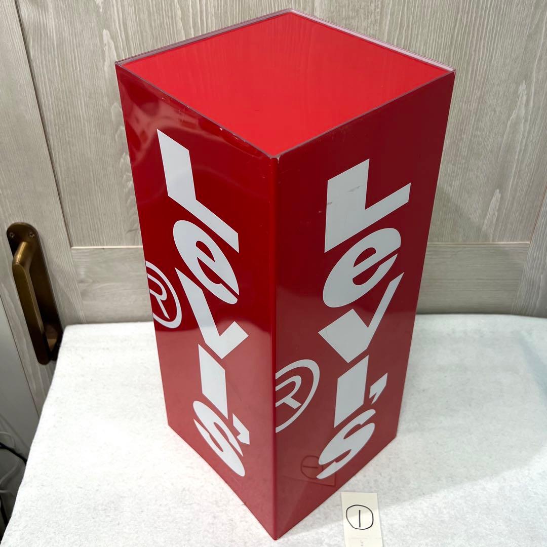 Levi's 赤いロゴディスプレイ サイン 看板 レア リーバイス 非売品