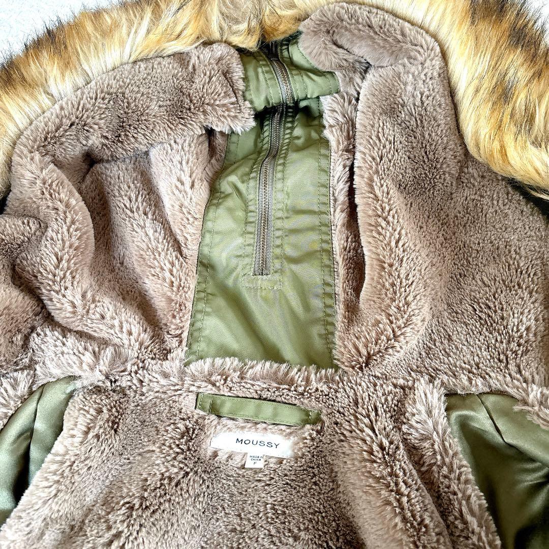 MOUSSY マウジー N-2B ミリタリージャケット F カーキ　Y2K