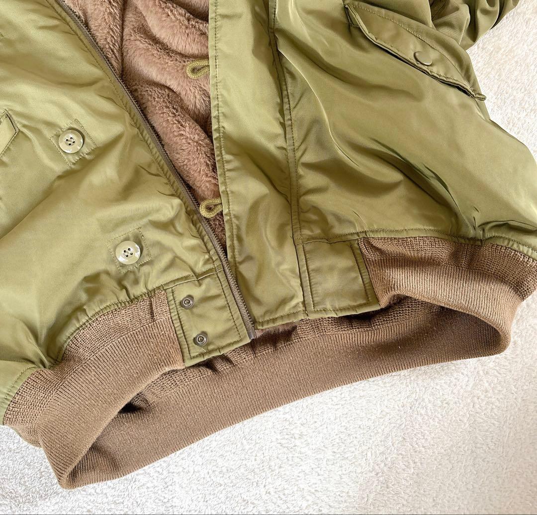 MOUSSY マウジー N-2B ミリタリージャケット F カーキ　Y2K