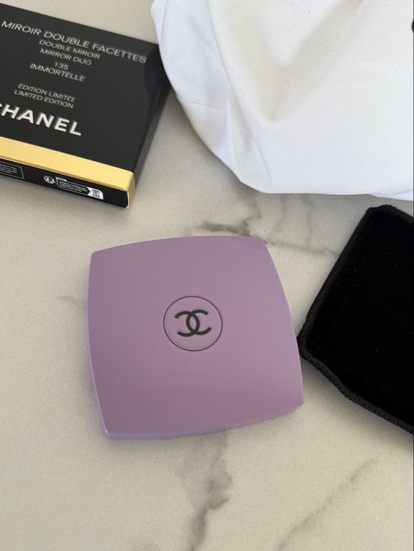 限定カラー CHANEL コンパクトミラー パープル 新品 未使用