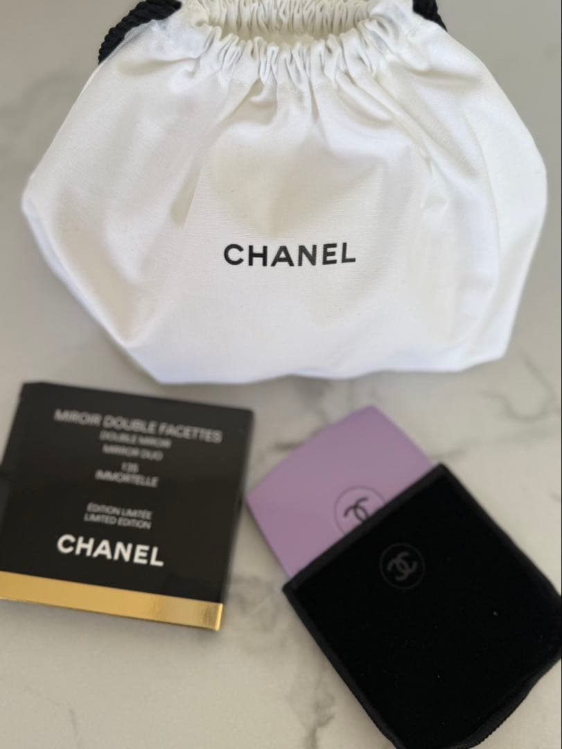 限定カラー CHANEL コンパクトミラー パープル 新品 未使用
