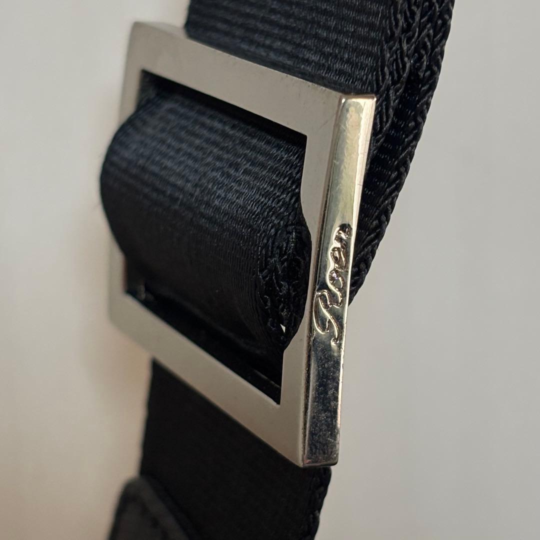 【美品✨希少】Roen ロエン スカル金具 メッセンジャーバッグ