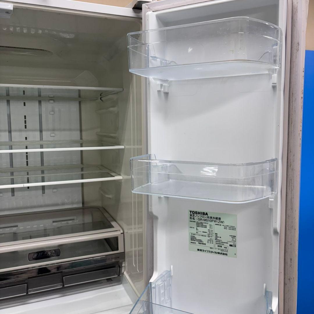 577 ファミリー向け　関東圏　大型冷蔵庫　観音開き　500L強　6ドア　大人気