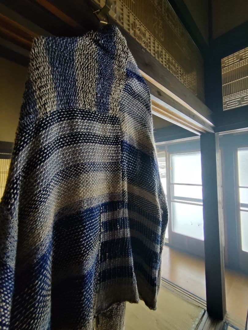 ✳KAPITAL✳レア 藍染 麻綿 刺し子 ジャケット カーディガン 羽織