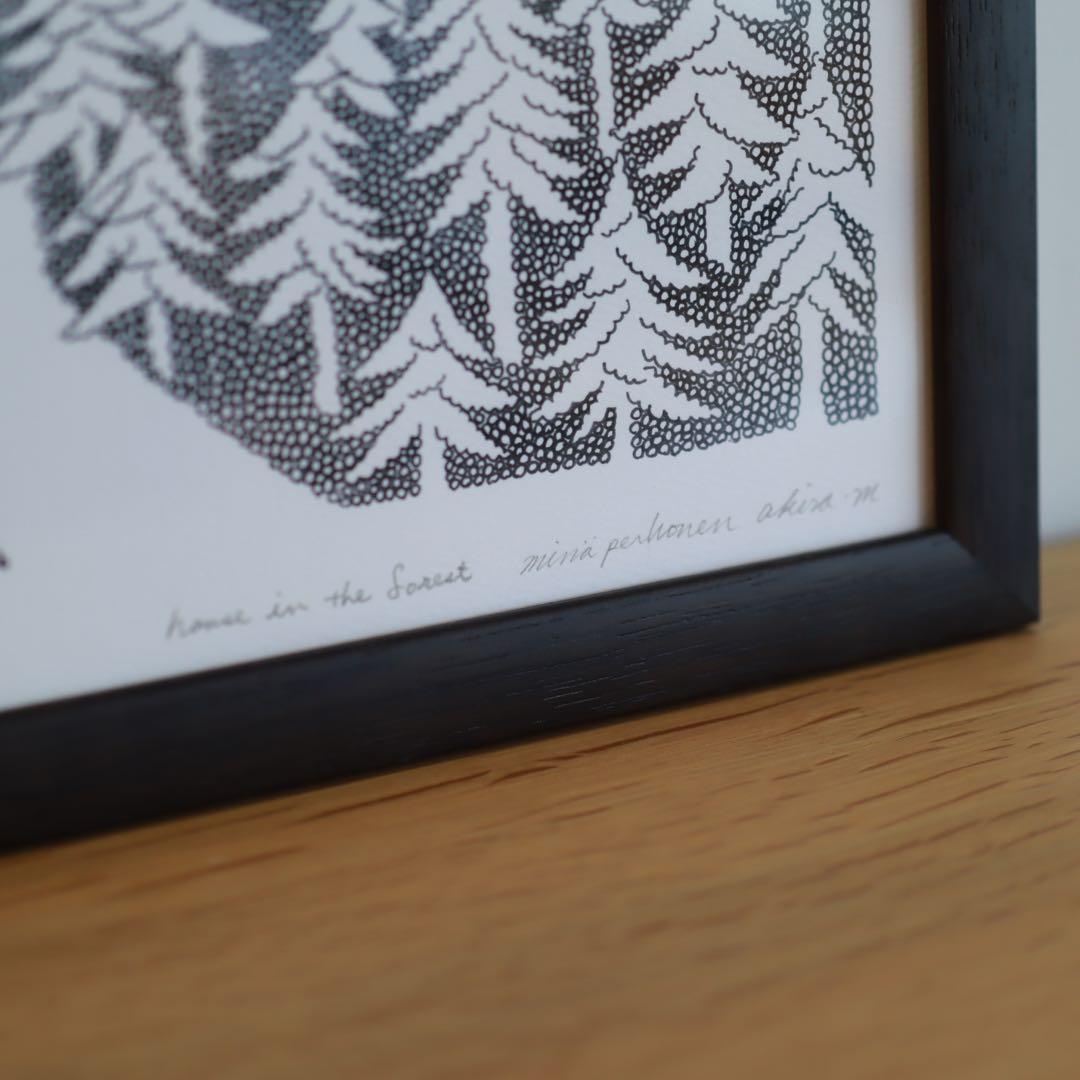 皆川明アートコレクションポスター「HOUSE IN THE FOREST」