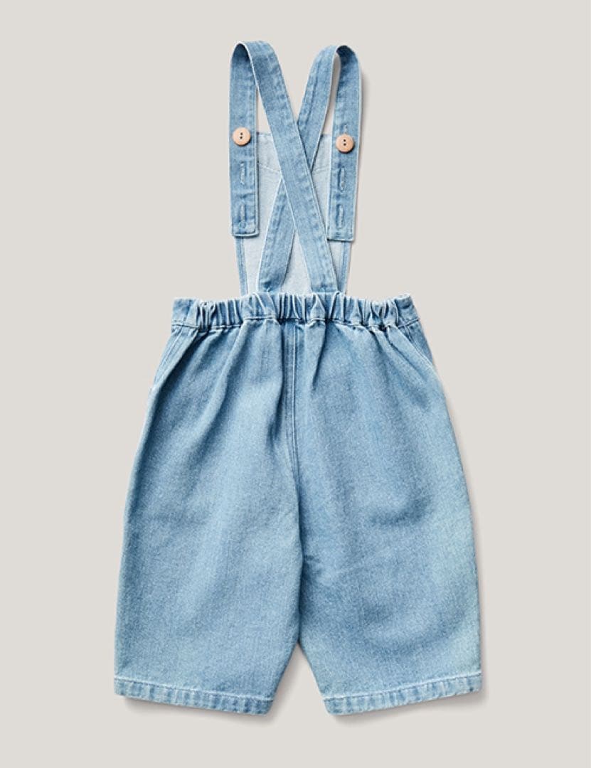 ロンパース・カバーオール soorploom Charlie shortall denim 2y