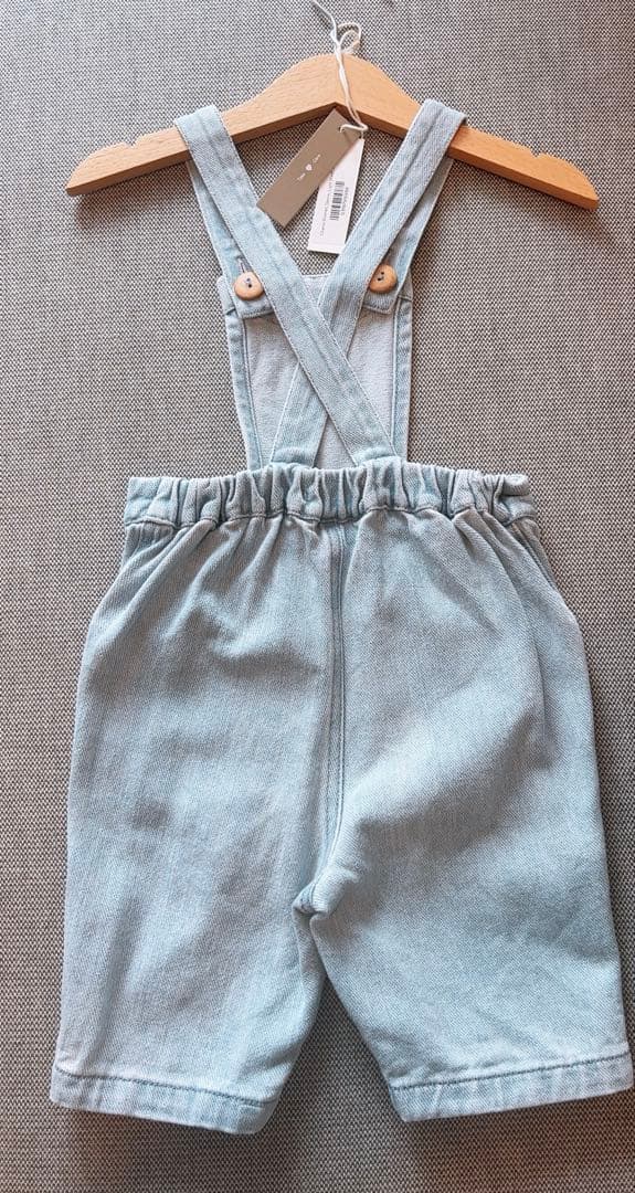 ロンパース・カバーオール soorploom Charlie shortall denim 2y