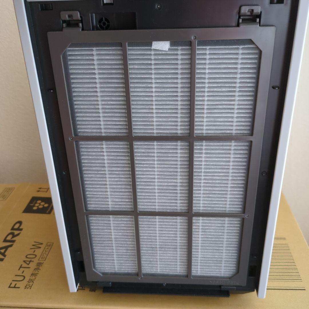 【7/7まで】SHARP FU-T40-W 空気清浄機 ホワイト【未使用に近い】