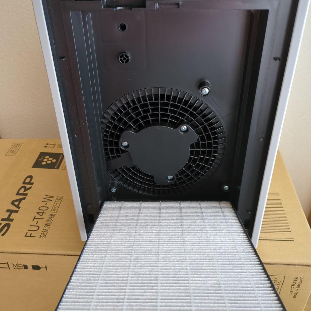 【7/7まで】SHARP FU-T40-W 空気清浄機 ホワイト【未使用に近い】