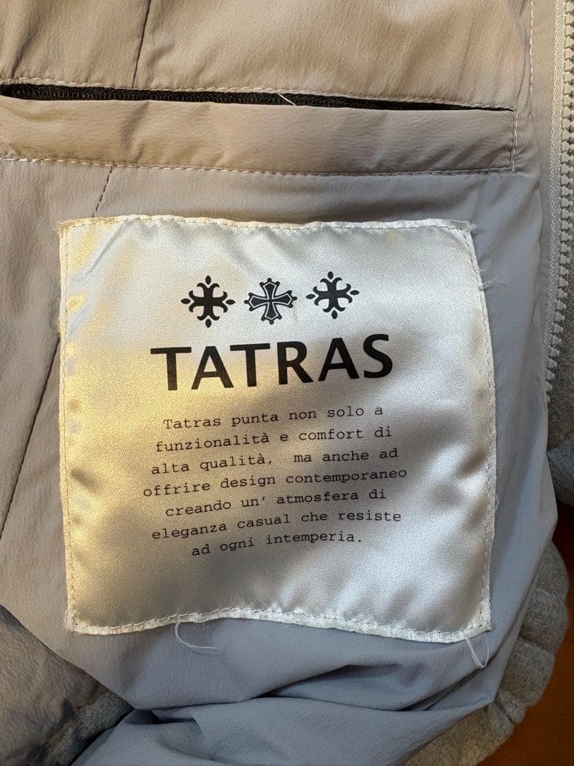 TATRAS グレー キルティングダウンジャケット