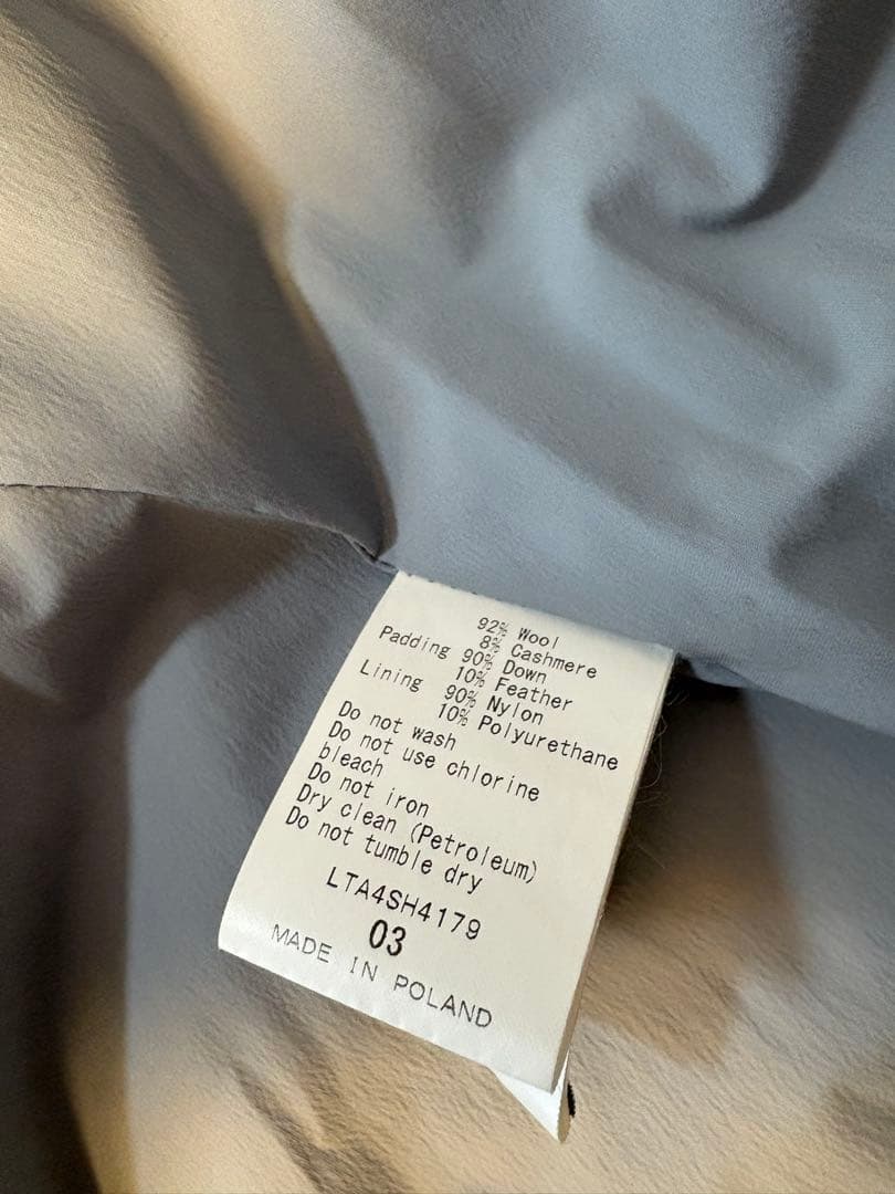 TATRAS グレー キルティングダウンジャケット