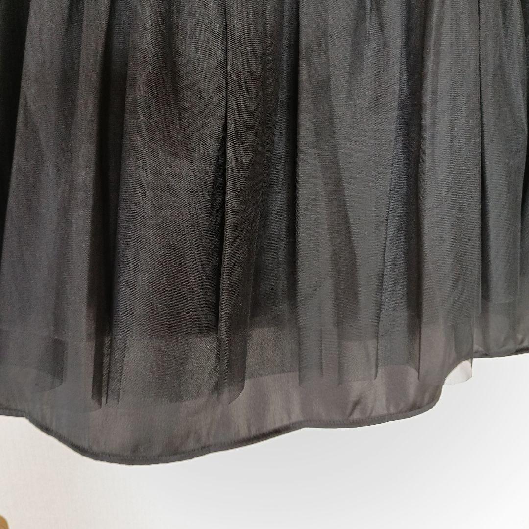 お値下げ♡BEARDSLEY ブラックタンクトップ　チュール