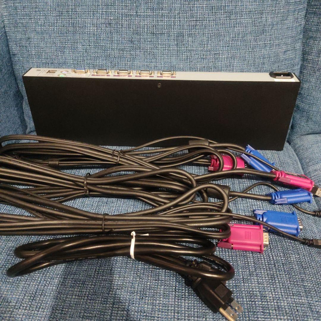 FUJITSU KVM本体 + ケーブル3本