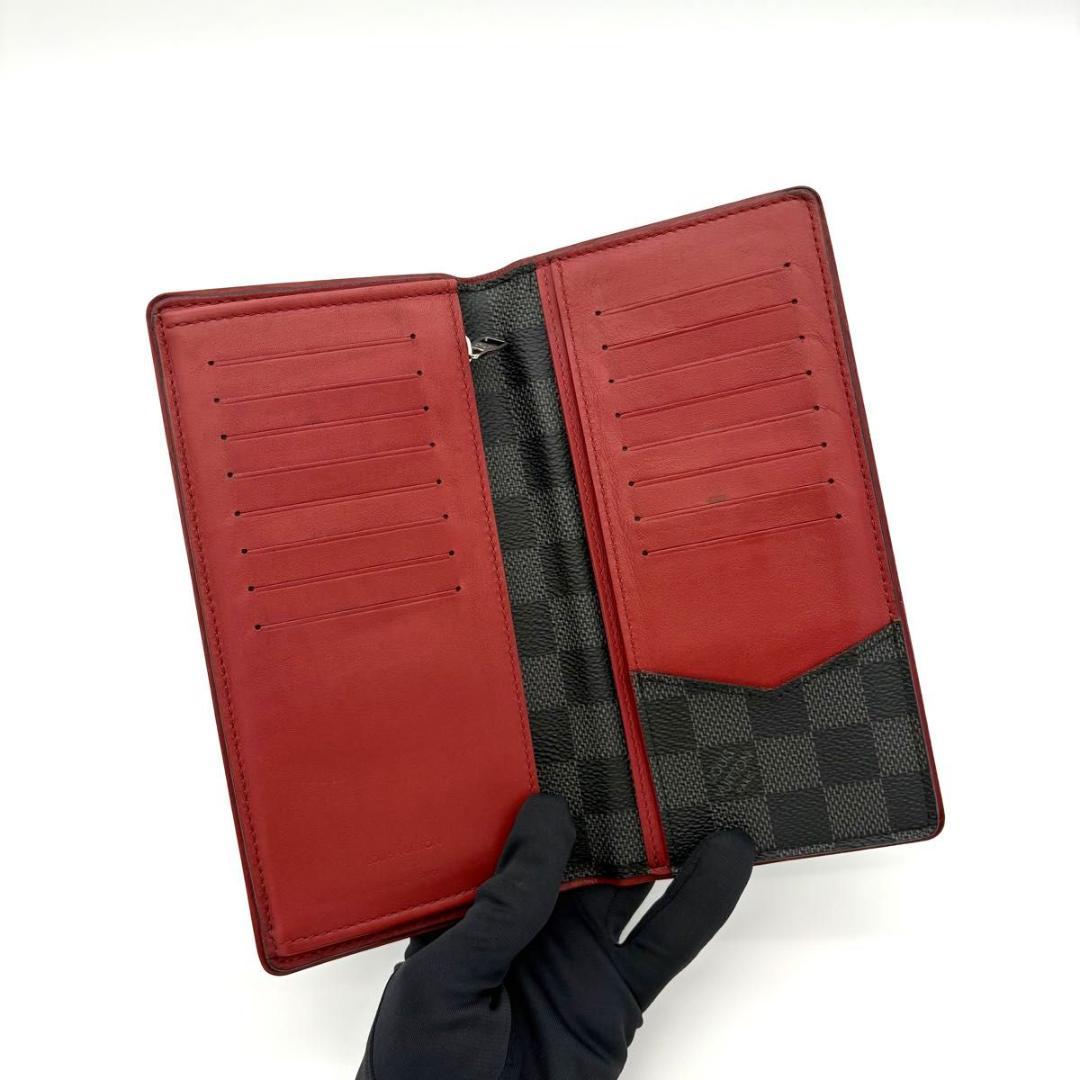 ルイヴィトン 長財布 ダミエ グラフィット ポルトフォイユ ブラザ 2277