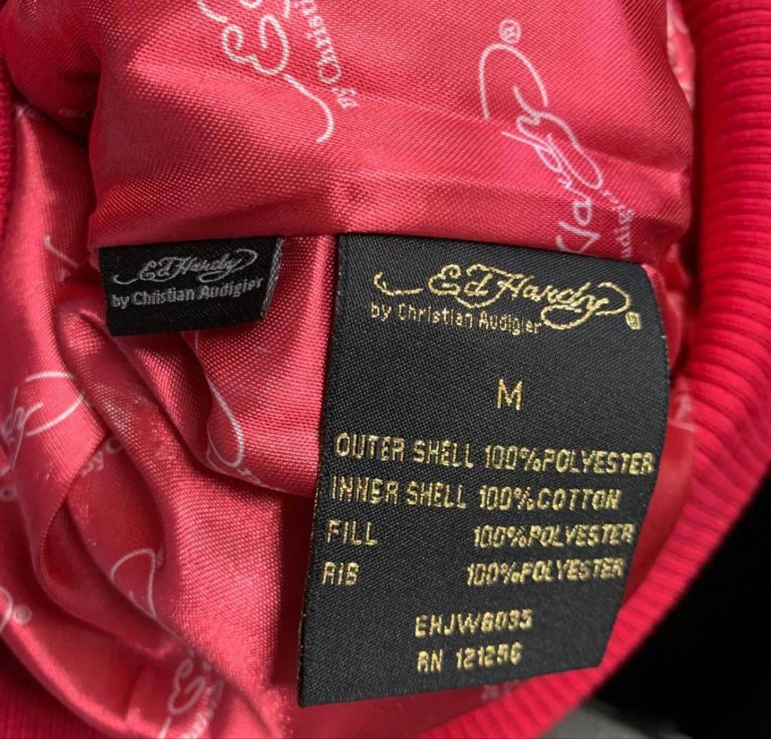 ed hardy ダウン アウター PINK y2k グランジ 平成