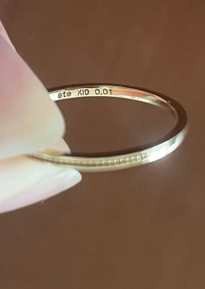 ete エテ　K10 ダイヤモンド　リング 11号