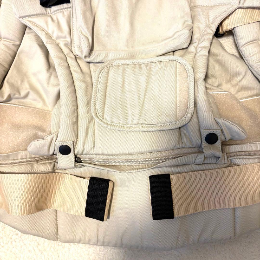 未使用級　napnap ふたご抱っこひも　ナップナップ　ベージュ　保存袋　箱